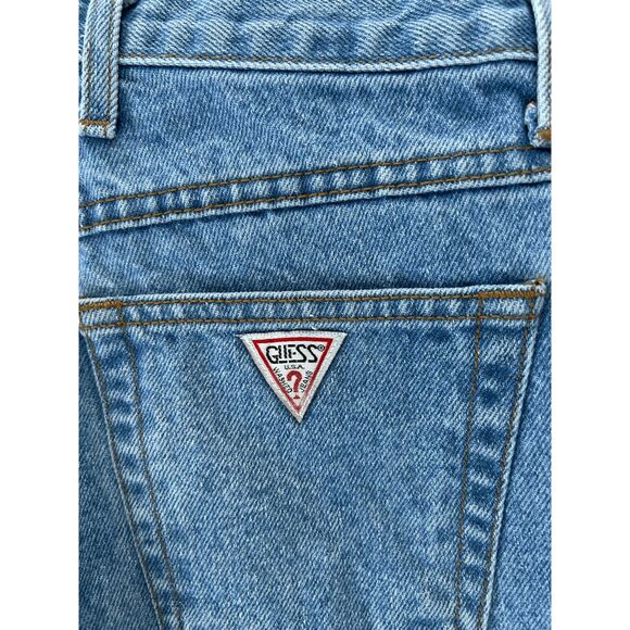 Vintage Guess By Georges Marciano 90's Jeans Size 30/28, Highrise, Tapered - Picture 4 of 7